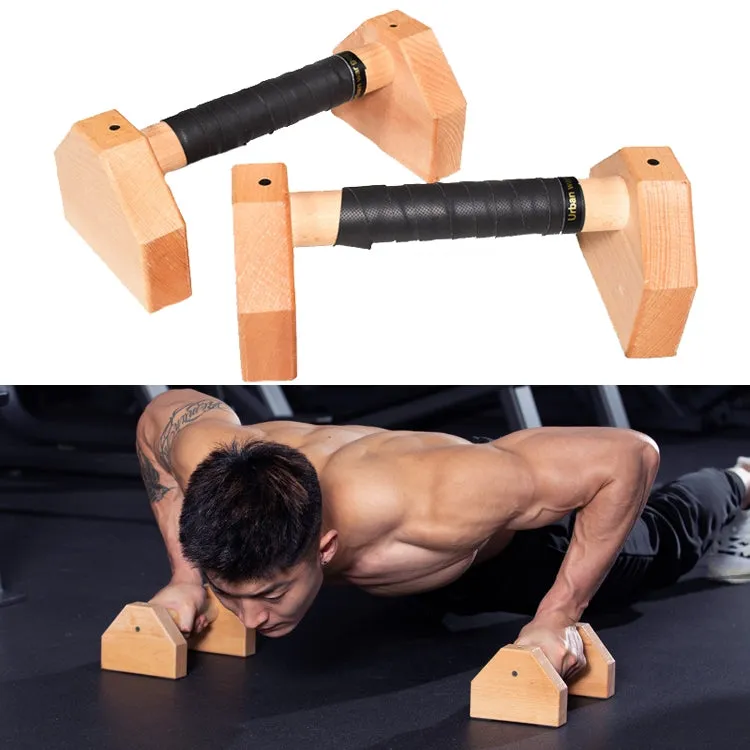 1 Pair Push-Ups Bracket Wooden Single Parallel Bars Inverted Frame, Specification: 25cm