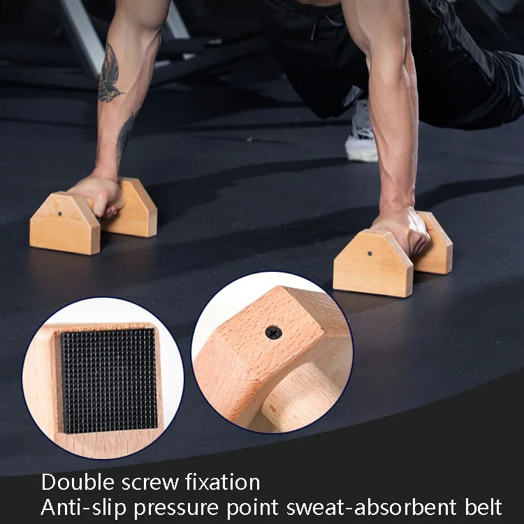 1 Pair Push-Ups Bracket Wooden Single Parallel Bars Inverted Frame, Specification: 25cm