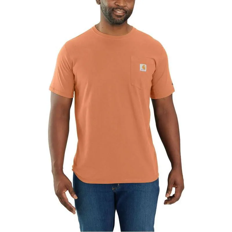 104616 - Carhartt force® relaxed fit midweight short-sleeve pocket t-shirt - Dusty Orange