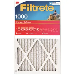 3M 9820-4 12" x 24" x 1" Red MPR 1000 Filtrete 3 Month Disposable Pleated Air Filter - Quantity of 4