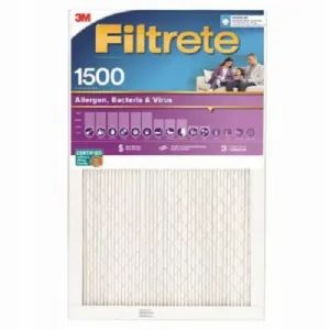 3M Filtrete 2000-4 Purple 16" x 20" x 1" MPR 1500 3 Month Air Filter - Quantity of 4