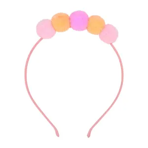 4 Ball Pom Pom Headband