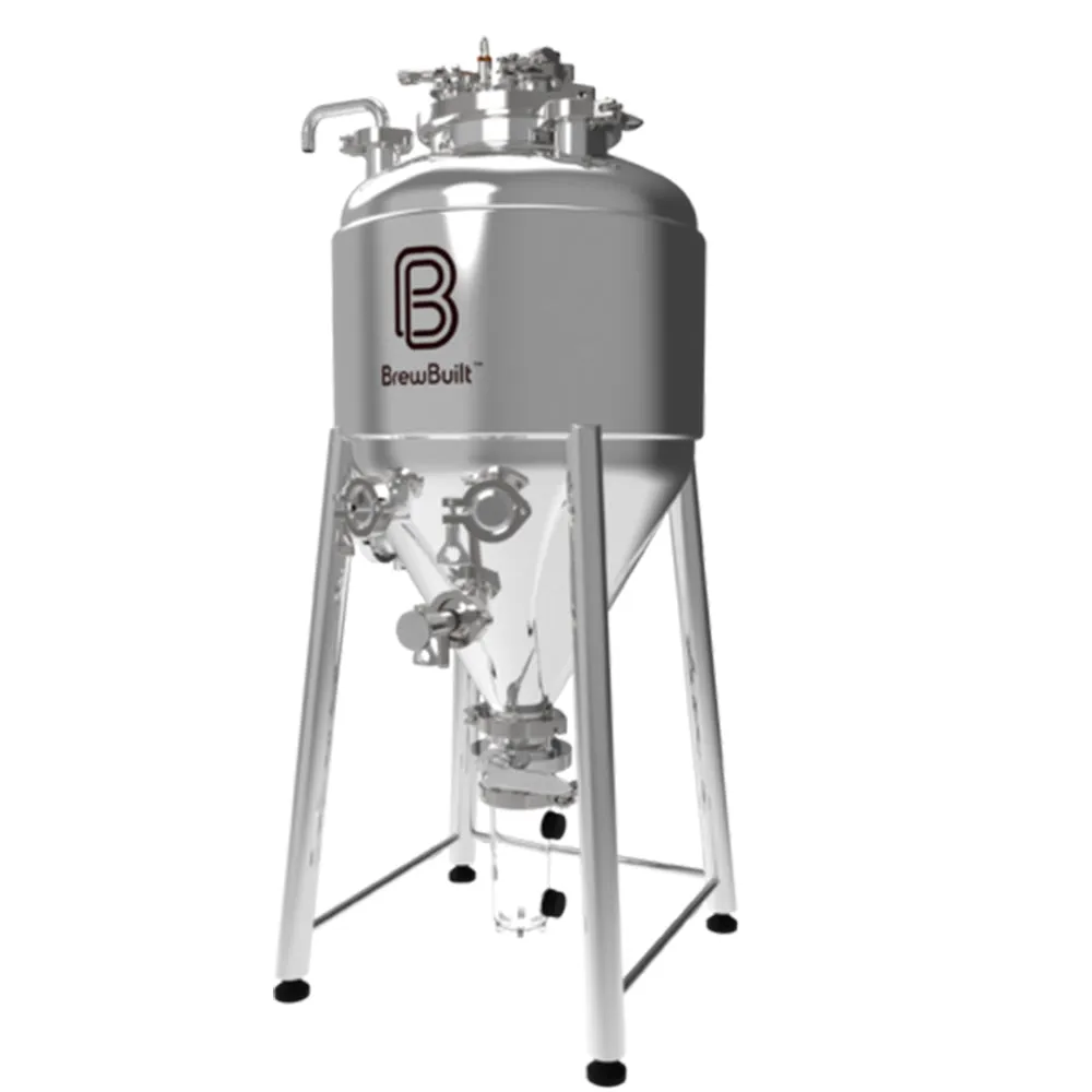 53L BrewBuilt X3 Uni Conical Fermenter - Jacketed Stainless Steel (14gal) - Complete Kit