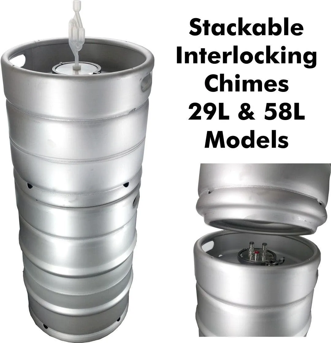 58L Kegmenter with 4inch Flat Lid and Airlock