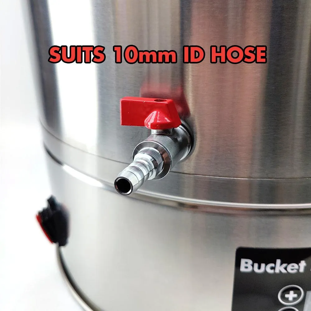 65L SS Bucket Buddy with Heating - Integrated 60watt Element 220-240V AC