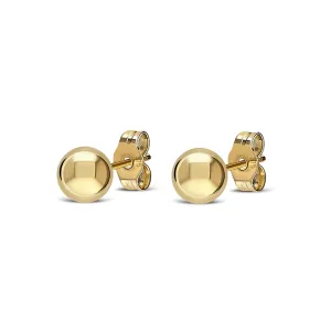 9ct Gold 6mm Ball Stud Earrings