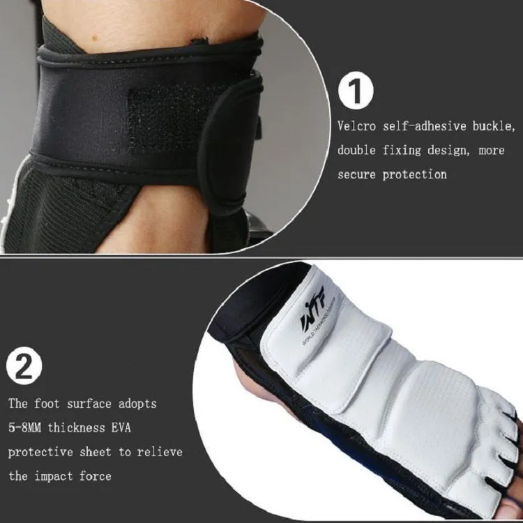 A Pair Taekwondo Boxing Half-toe Foot Guard, Specification: XL Foot Cover (Size 40-44)