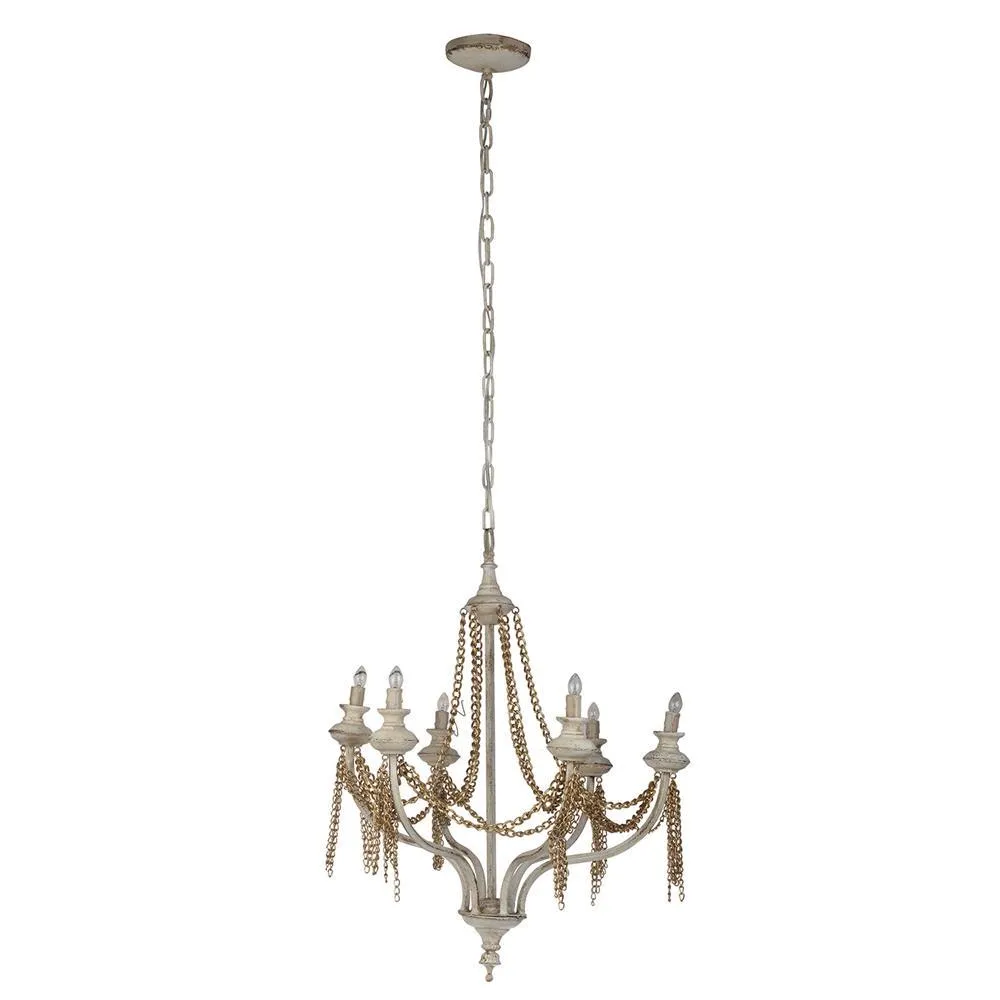 A&B Home 6-Light Chandelier - 40781