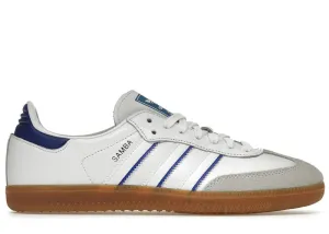 Adidas Samba Leather Cloud White Lucid Blue