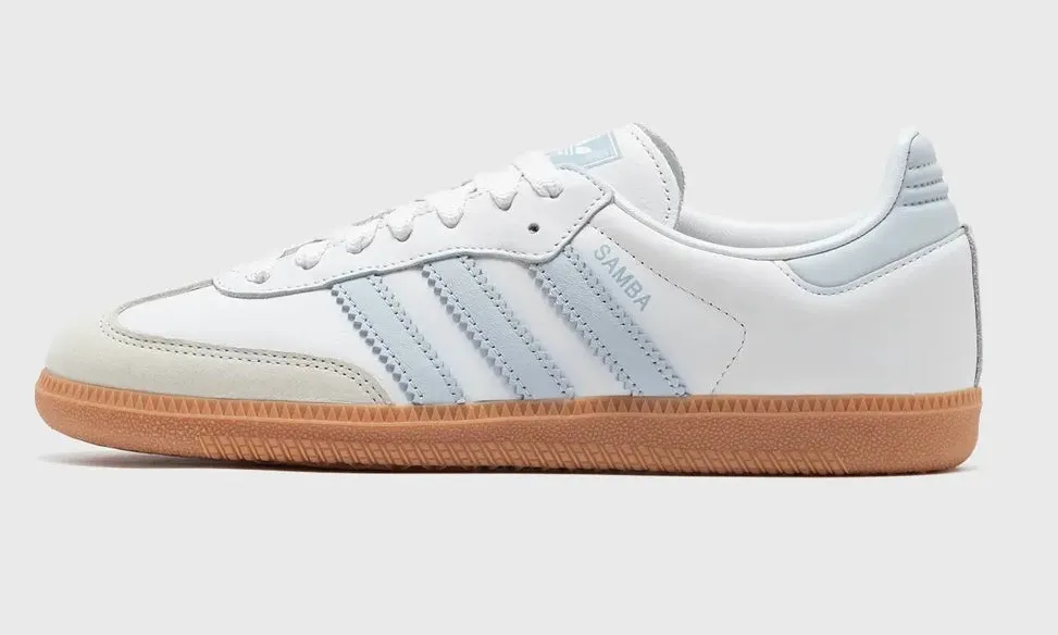 Adidas Samba White Halo Blue