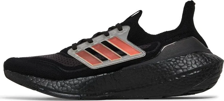 Adidas UltraBoost 21 'Black Iridescent' sneakers, black