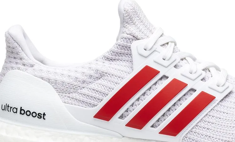 Adidas UltraBoost 4.0 'Red Stripes' Sneakers, Red