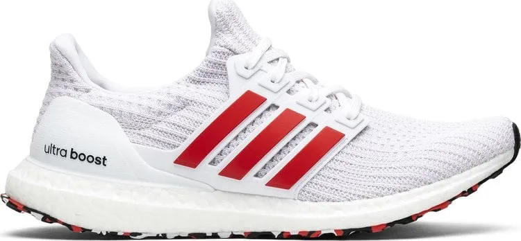 Adidas UltraBoost 4.0 'Red Stripes' Sneakers, Red