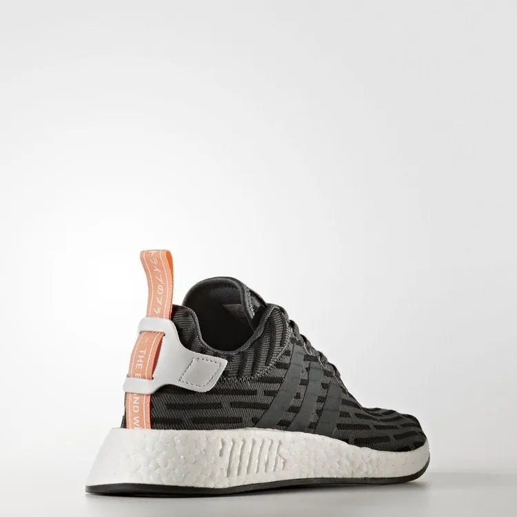 Adidas Wmns NMD R2 sneakers, dark gray/pink