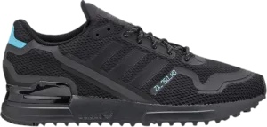 Adidas ZX 750 HD 'Core Black Cyan' sneakers, black