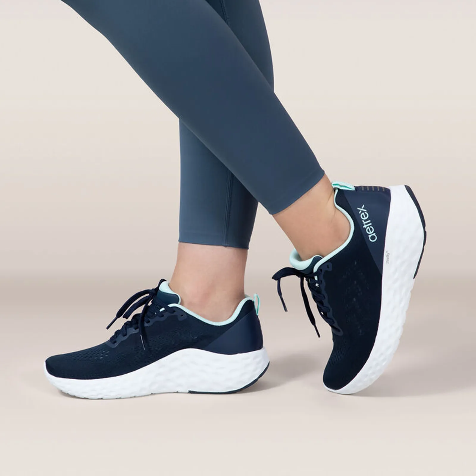 Aetrex Danika Sneaker (Women) - Navy