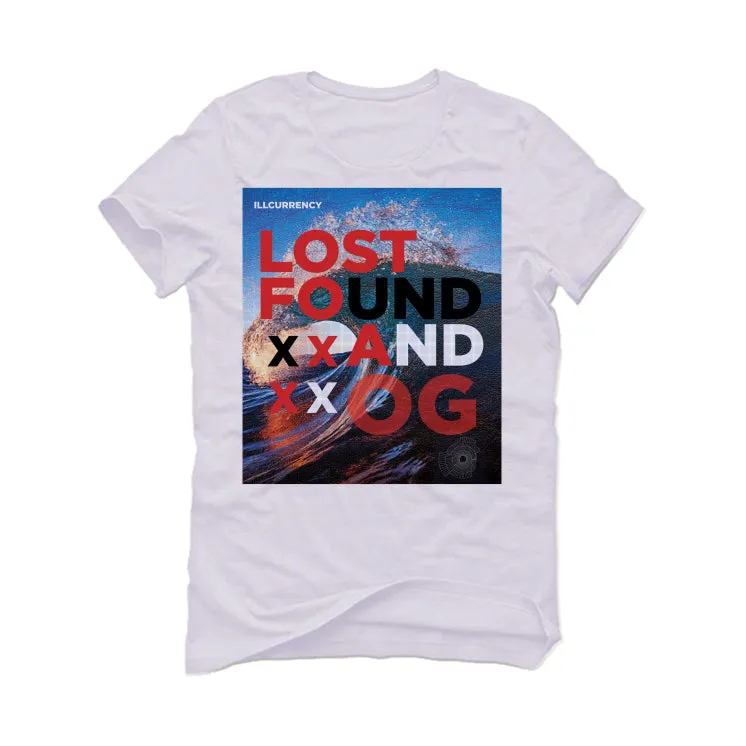 Air Jordan 1 Chicago “Lost and Found”|ILLCURRENCY White T-Shirt (LOST AND FOUND)