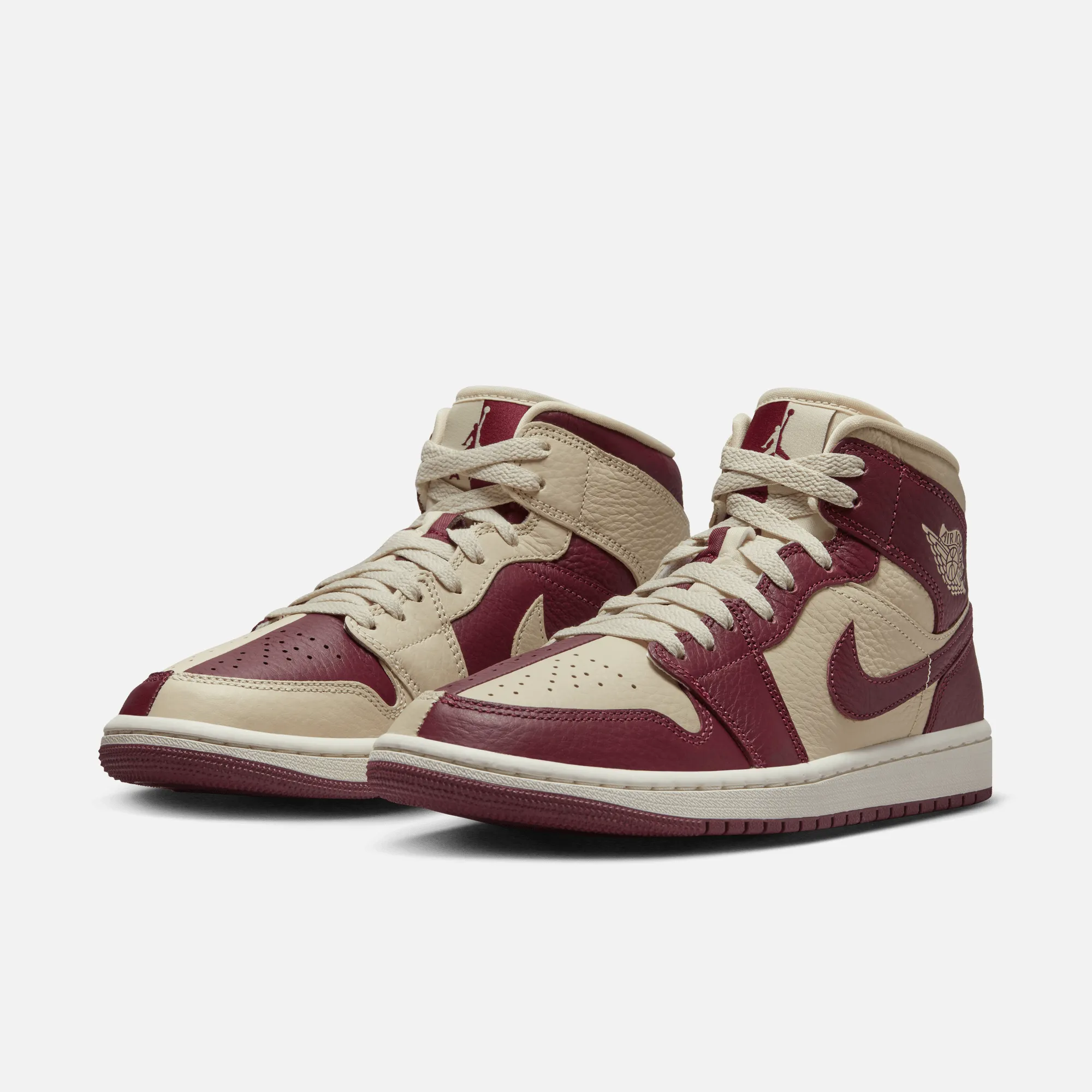 Air Jordan 1 Mid Women's 'Split Beach Cherrywood'