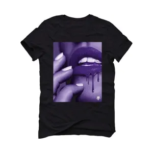 Air Jordan 1 Retro High OG “Court Purple” Black T-Shirt (Touch)