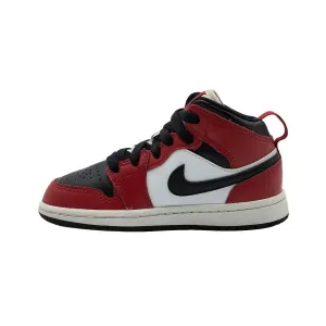 Air Jordan 1 Sneakers Fabric Red Colour For Kids