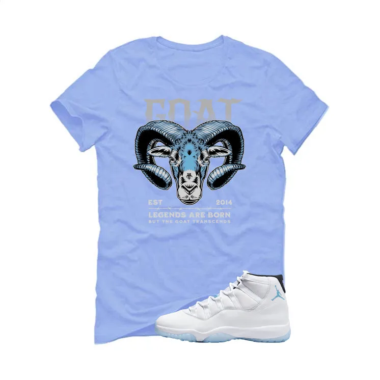 Air Jordan 11 Legend Blue Carolina Blue T-Shirt (Legends Are Born)| illcurrency