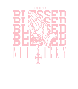 Air Jordan 11 Low WMNS Legend Pink White T-Shirt (Blessed not lucky)| illcurrency