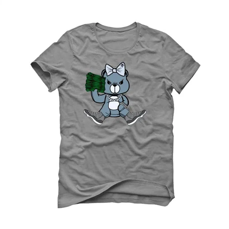 Air Jordan 11 Retro 'Cool Grey' 2021 Grey T-Shirt (GIRL BEAR)