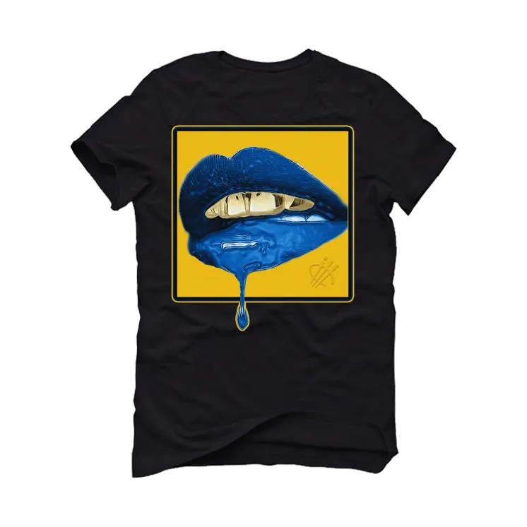 AIR JORDAN 14 LANEY |ILLCURRENCY Black T-Shirt (LIPSTICK)