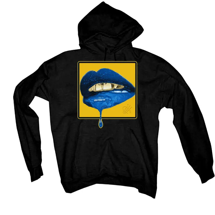 AIR JORDAN 14 LANEY |ILLCURRENCY Black T-Shirt (LIPSTICK)