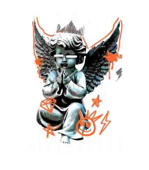 Air Jordan 3 Retro “Fear” | illcurrency Black T-Shirt (Graffiti Angel)