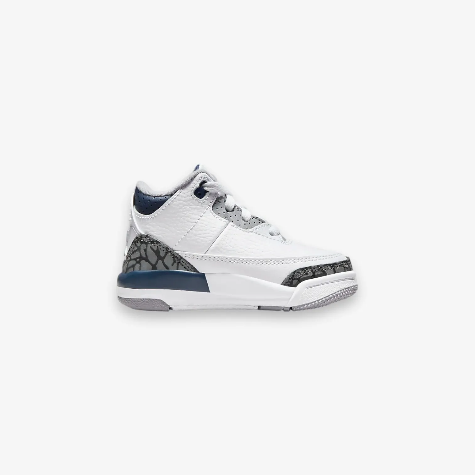 Air Jordan 3 Retro Toddlers White Midnight Navy TD DM0968-140