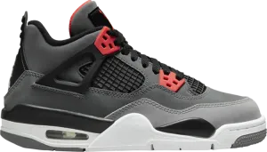 Air Jordan 4 Retro GS Infrared sneakers, gray