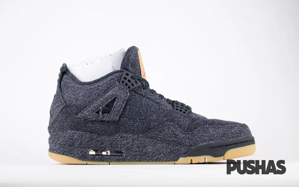 Air Jordan 4 x Levi's 'Black Denim' (New)