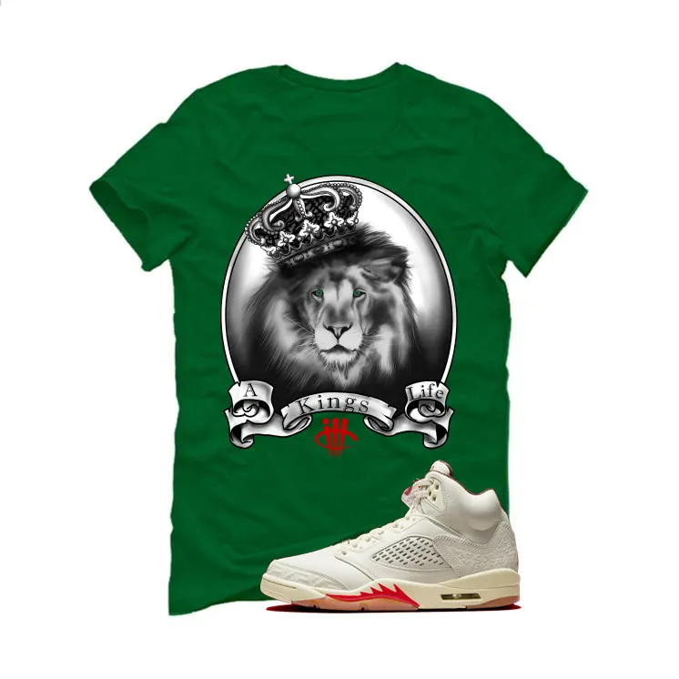 Air Jordan 5 El Grito Pine Green T-Shirt (A Kings Life)| illcurrency