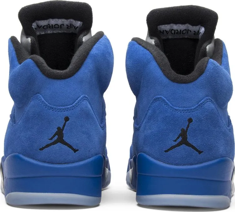 Air Jordan 5 Retro Blue Suede sneakers, blue