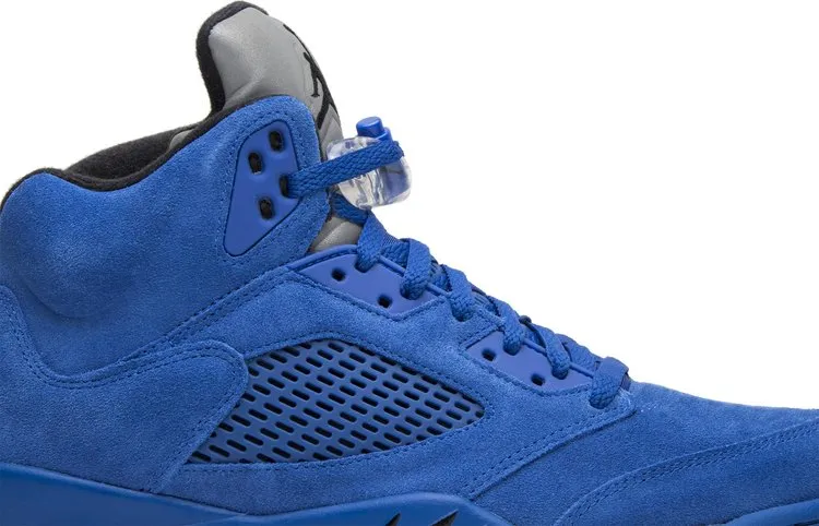 Air Jordan 5 Retro Blue Suede sneakers, blue