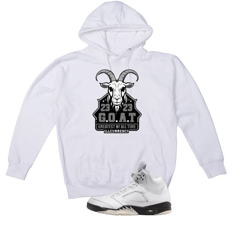 Air Jordan 5 White Black White T-Shirt (GOAT 23)| illcurrency