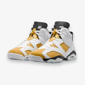 Air Jordan 6 Retro White Yellow Ochre Black CT8529-170