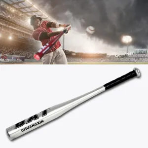 Aluminium Alloy Baseball Bat Of The Bit Softball Bats, Size:25 inch(63-64cm)(White)