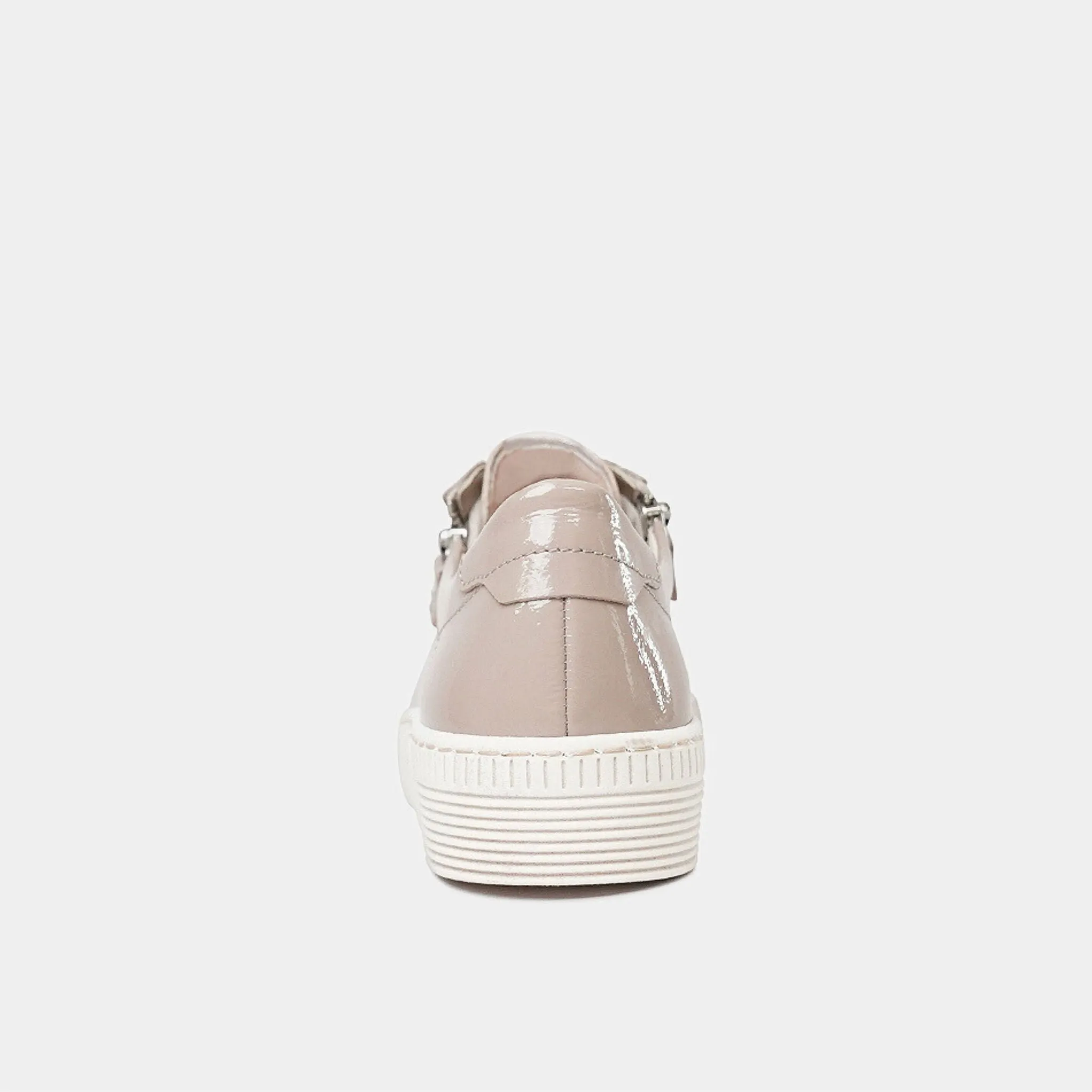 Amelia Nude Patent Sneakers