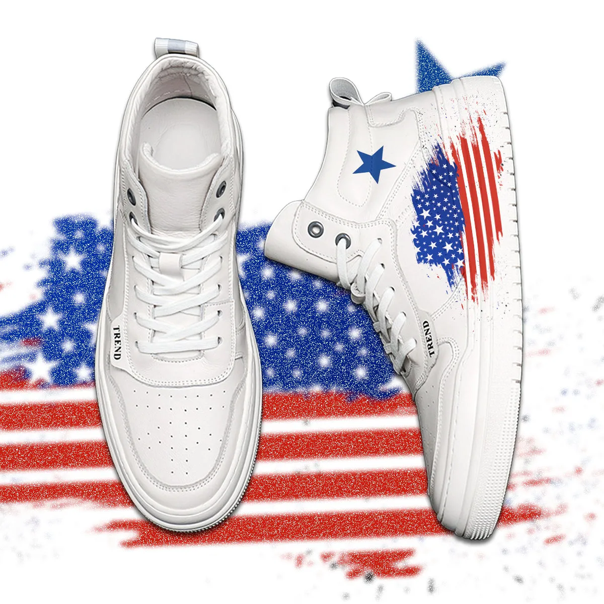 American Flag High Top Sneaker