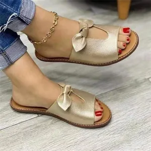 Amozae lazy shoes woman flatform beach women leather slippers slides sandals summer plus size sandalias mujer sapato feminino