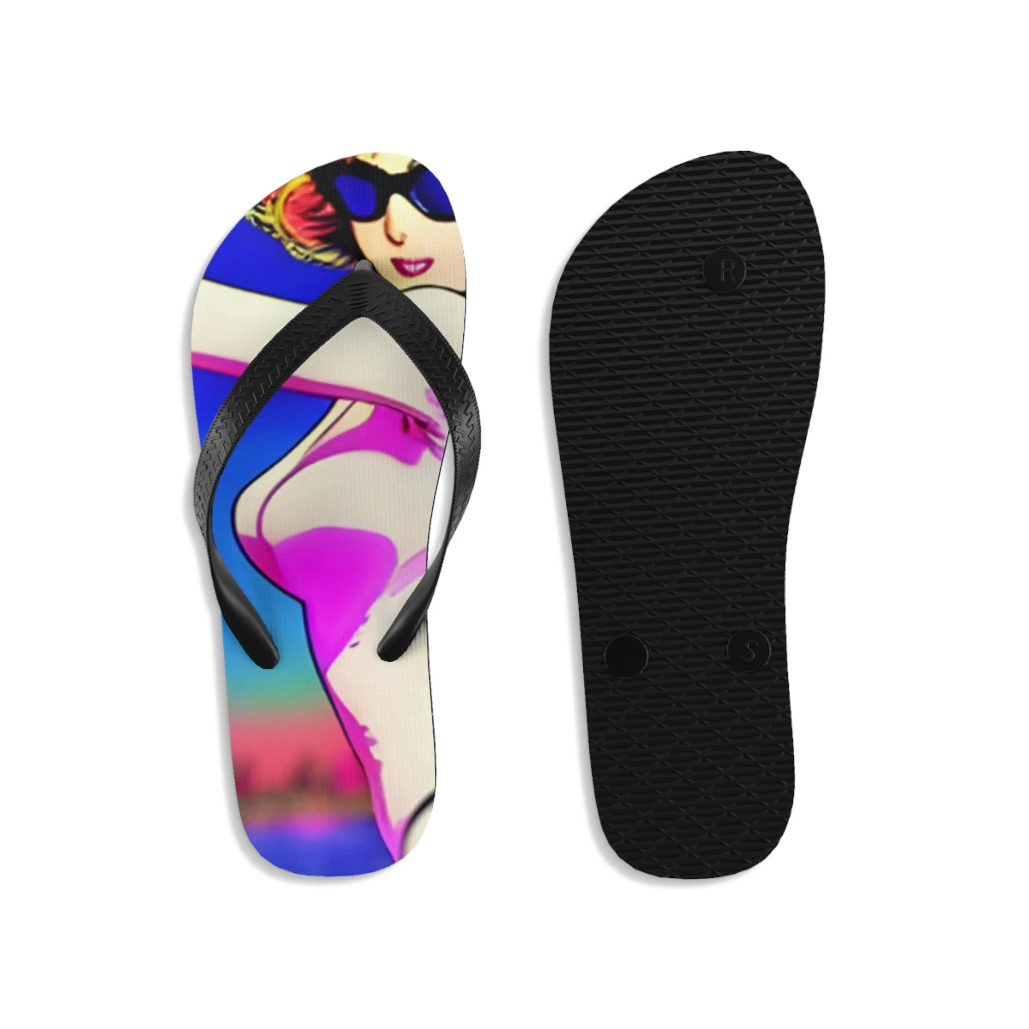 Anime girl Unisex Flip-Flops