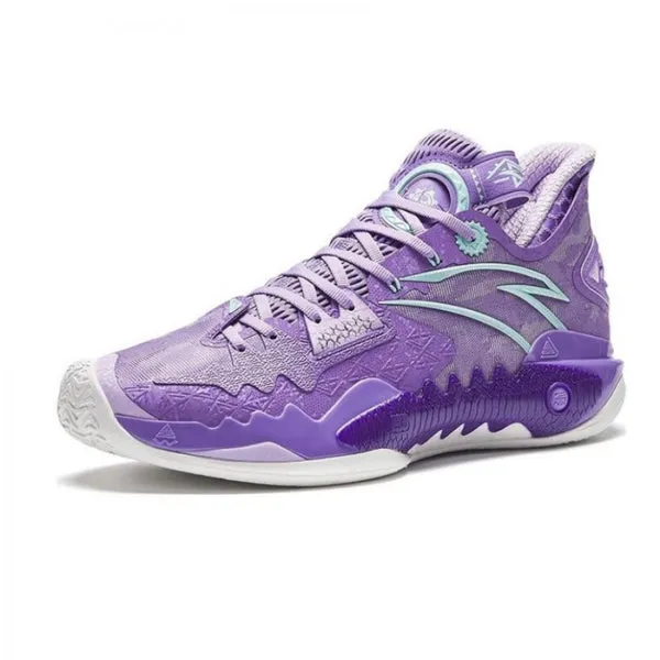 ANTA Shock Wave 5 'Mutations' sneakers, purple