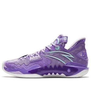 ANTA Shock Wave 5 'Mutations' sneakers, purple