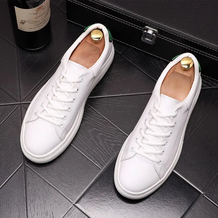 Antonios Parker Leather Sneakers