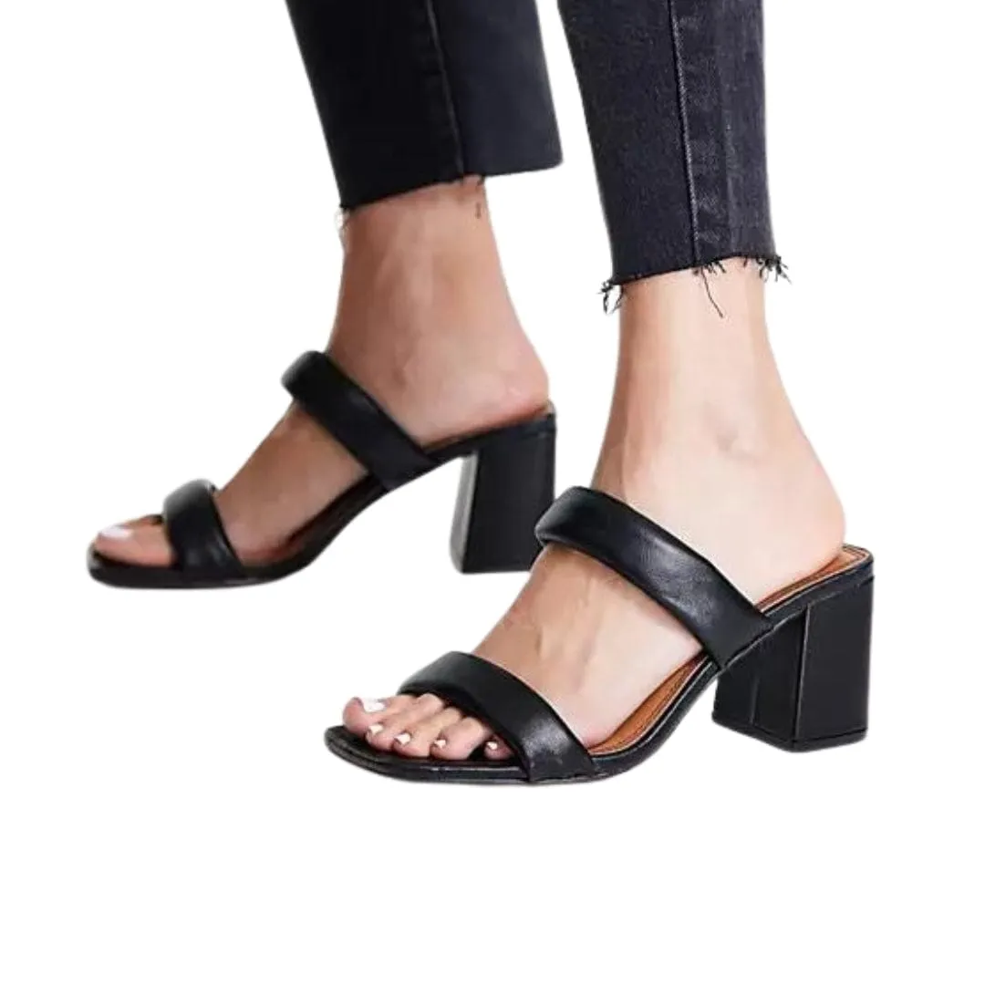 ASOS -  Wide Fit Hyatt Padded Mules