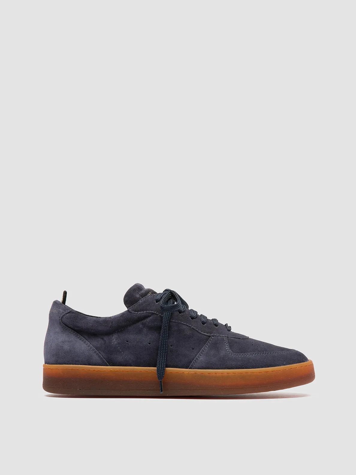 ASSET 001 - Blue Suede Low Top Sneakers