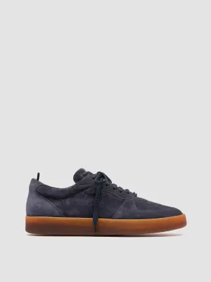 ASSET 001 - Blue Suede Low Top Sneakers