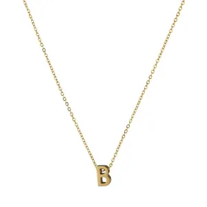 B NECKLACE - GOLD